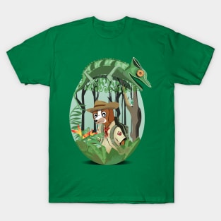 Dog Jungle Easter Egg T-Shirt